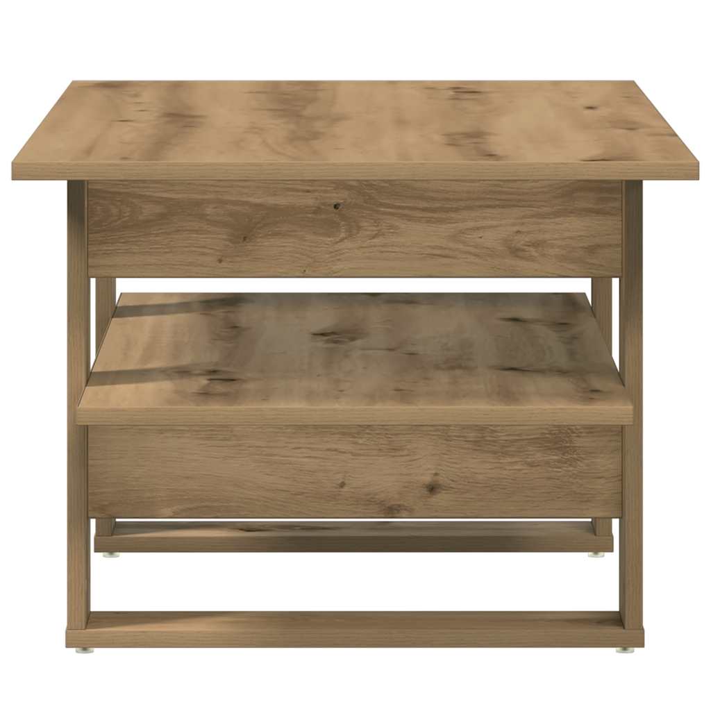 Salongbord artisan eik 102x55x42 cm konstruert tre