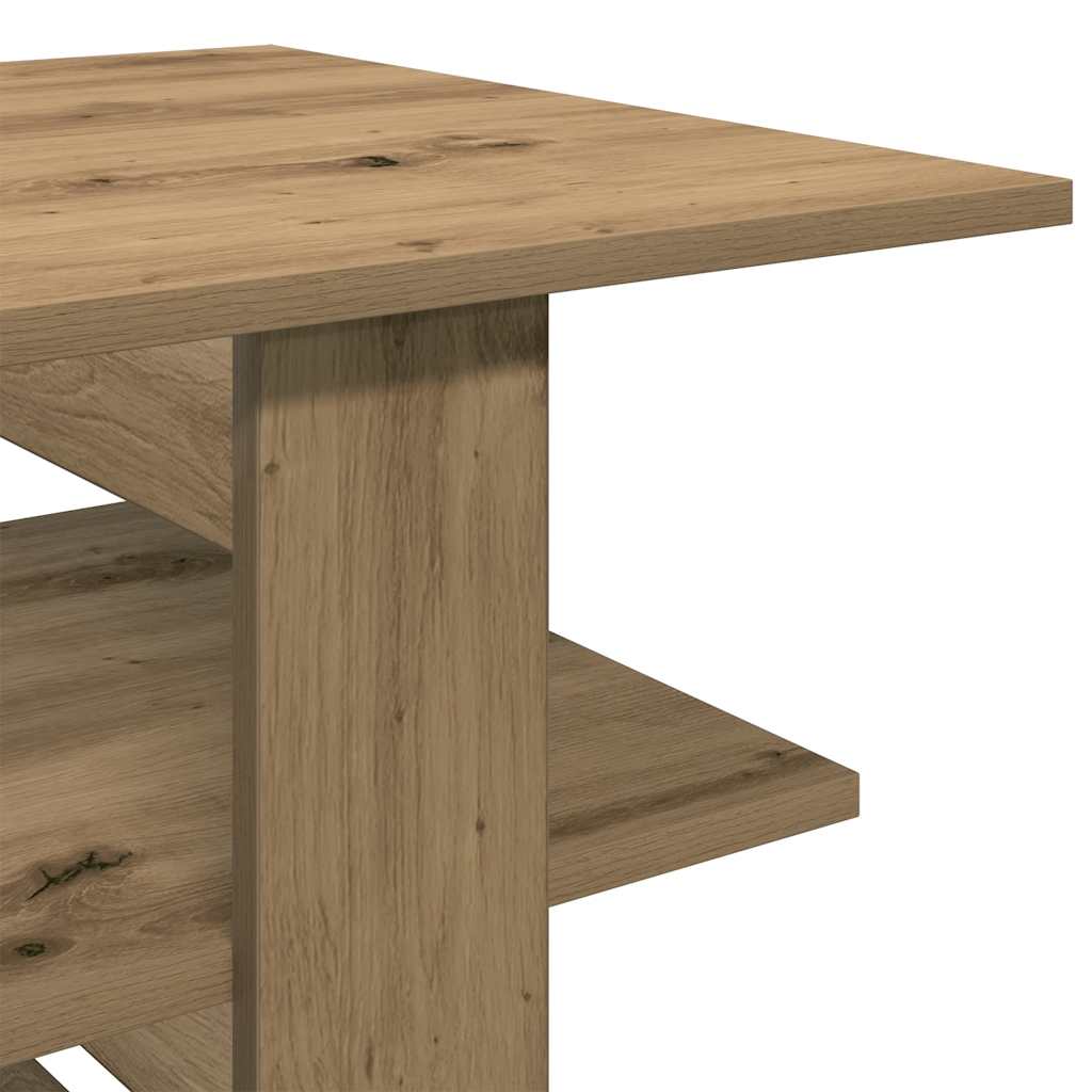 Salongbord artisan eik 102x55x42 cm konstruert tre