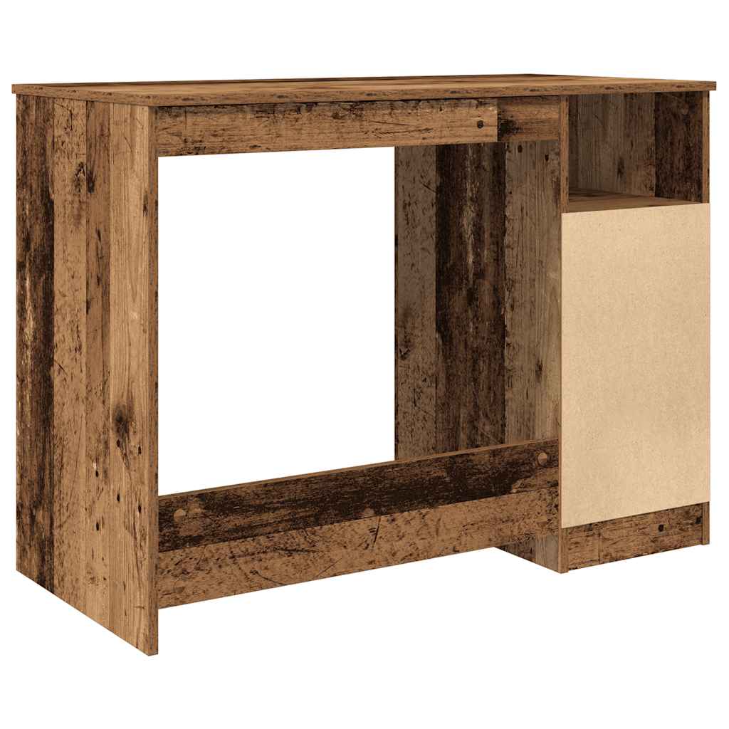 Skrivebord gammelt tre 102x50x76 cm konstruert tre