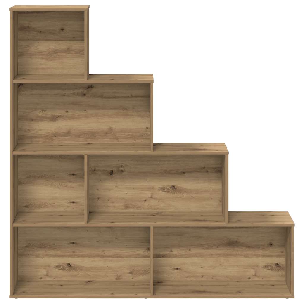 Bokhylle artisan eik 157x24x160 cm konstruert tre