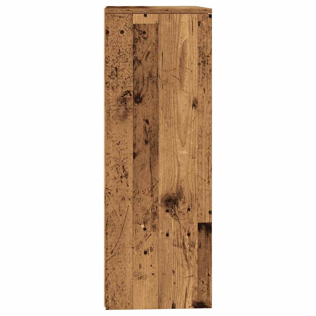 Skjenk med 6 skuffer gammelt tre 50x34x96 cm konstruert tre