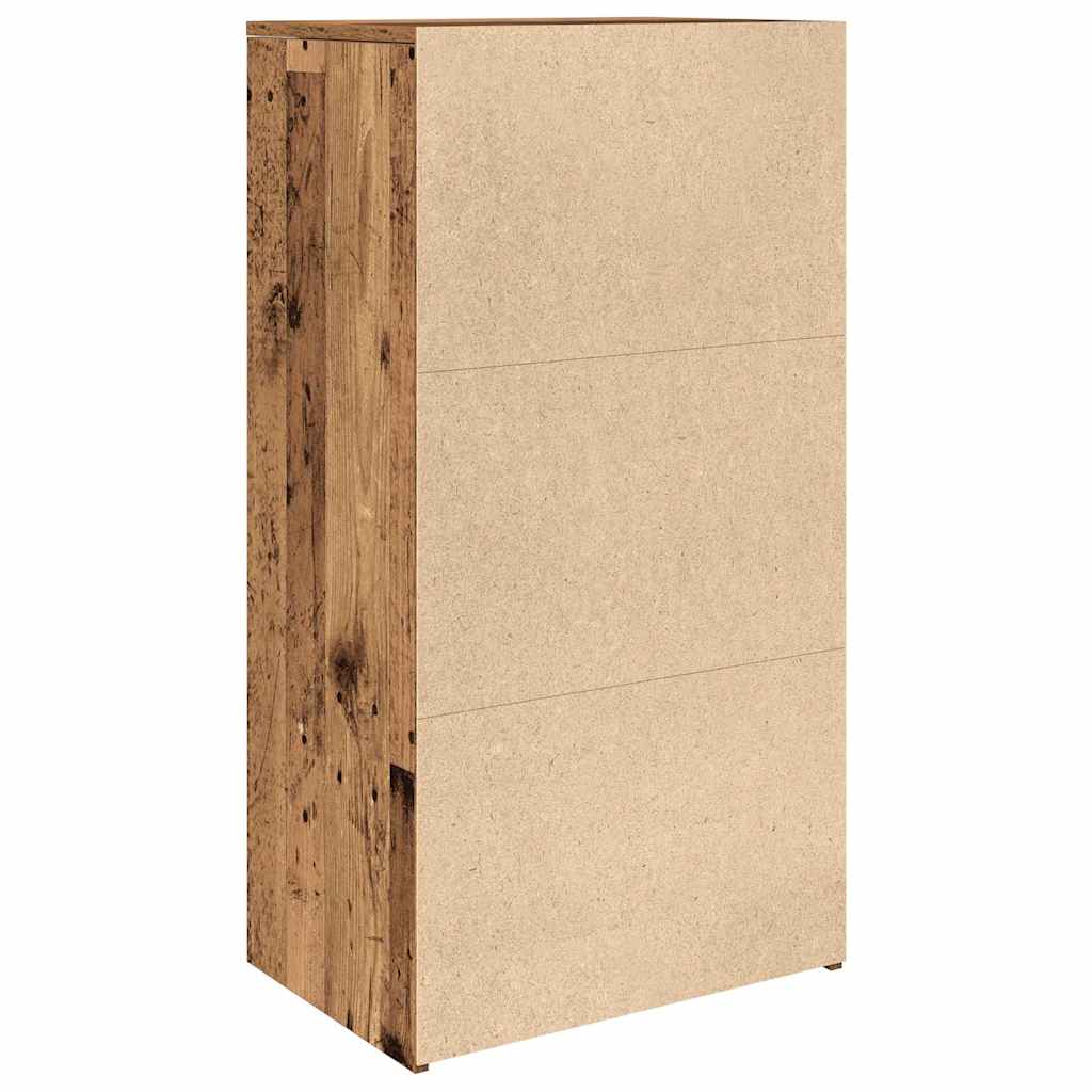 Skjenk med 6 skuffer gammelt tre 50x34x96 cm konstruert tre