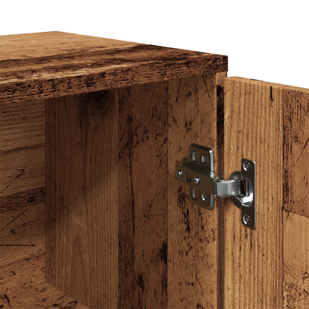 Skjenk gammelt tre 88x30x64 cm konstruert tre