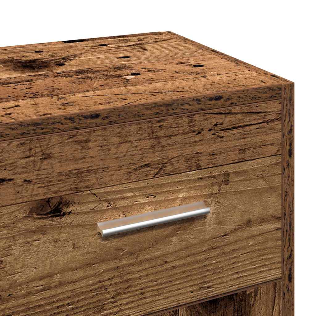 Skjenk gammelt tre 91x28x75 cm konstruert tre