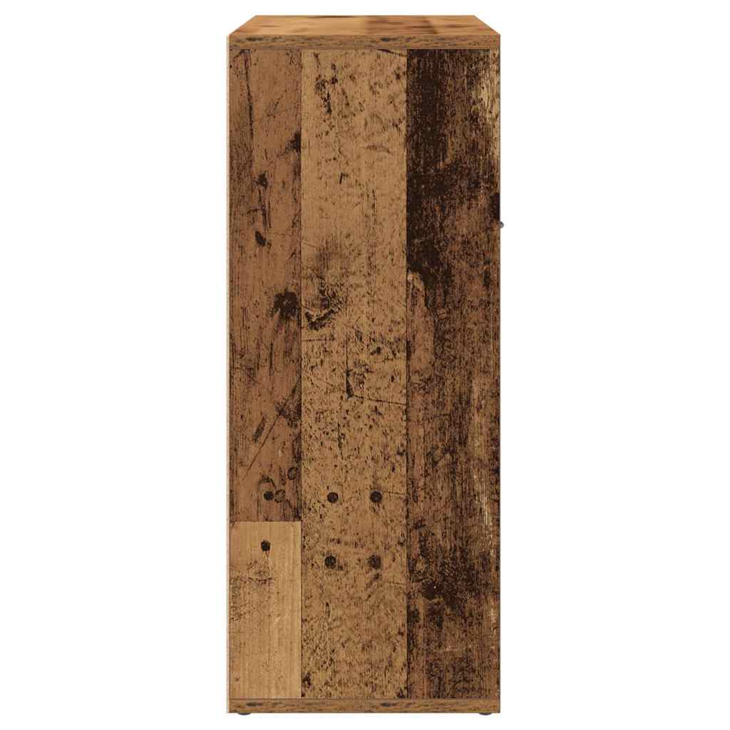 Skjenk gammelt tre 60x30x75 cm konstruert tre