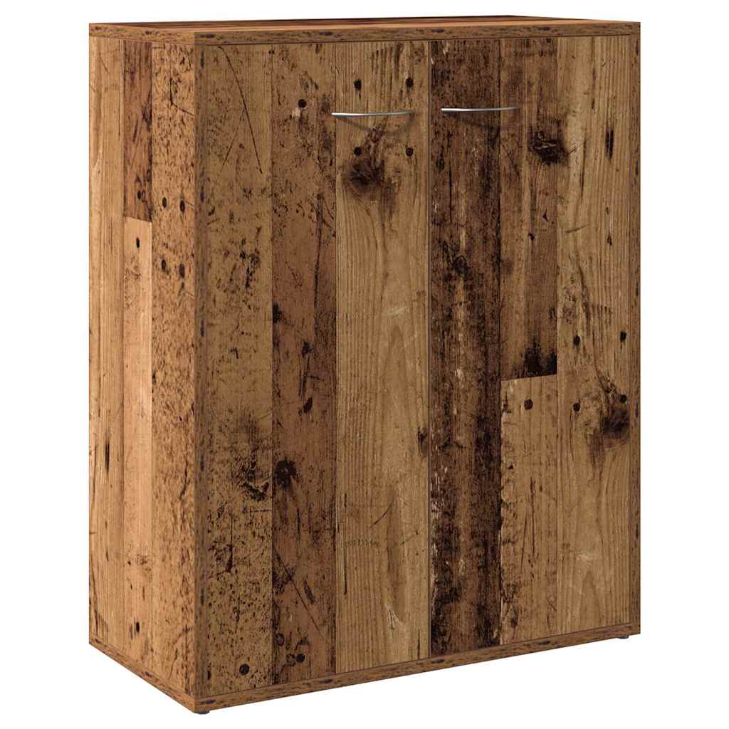 Skjenk gammelt tre 60x30x75 cm konstruert tre