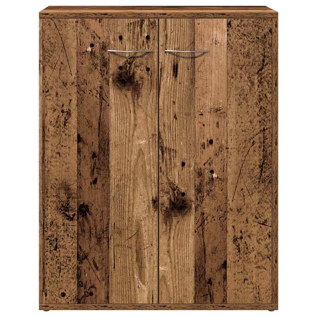 Skjenk gammelt tre 60x30x75 cm konstruert tre