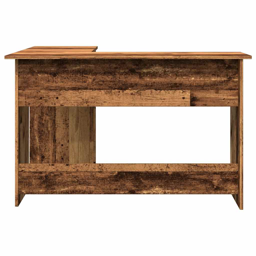 Hjørnepult gammelt tre 120x140x75 cm konstruert tre