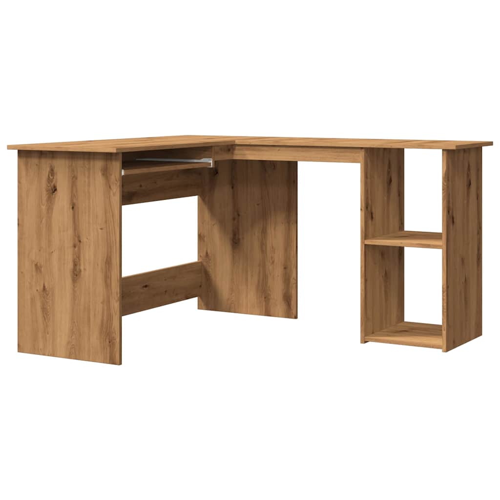 Hjørnepult artisan eik 120x140x75 cm konstruert tre
