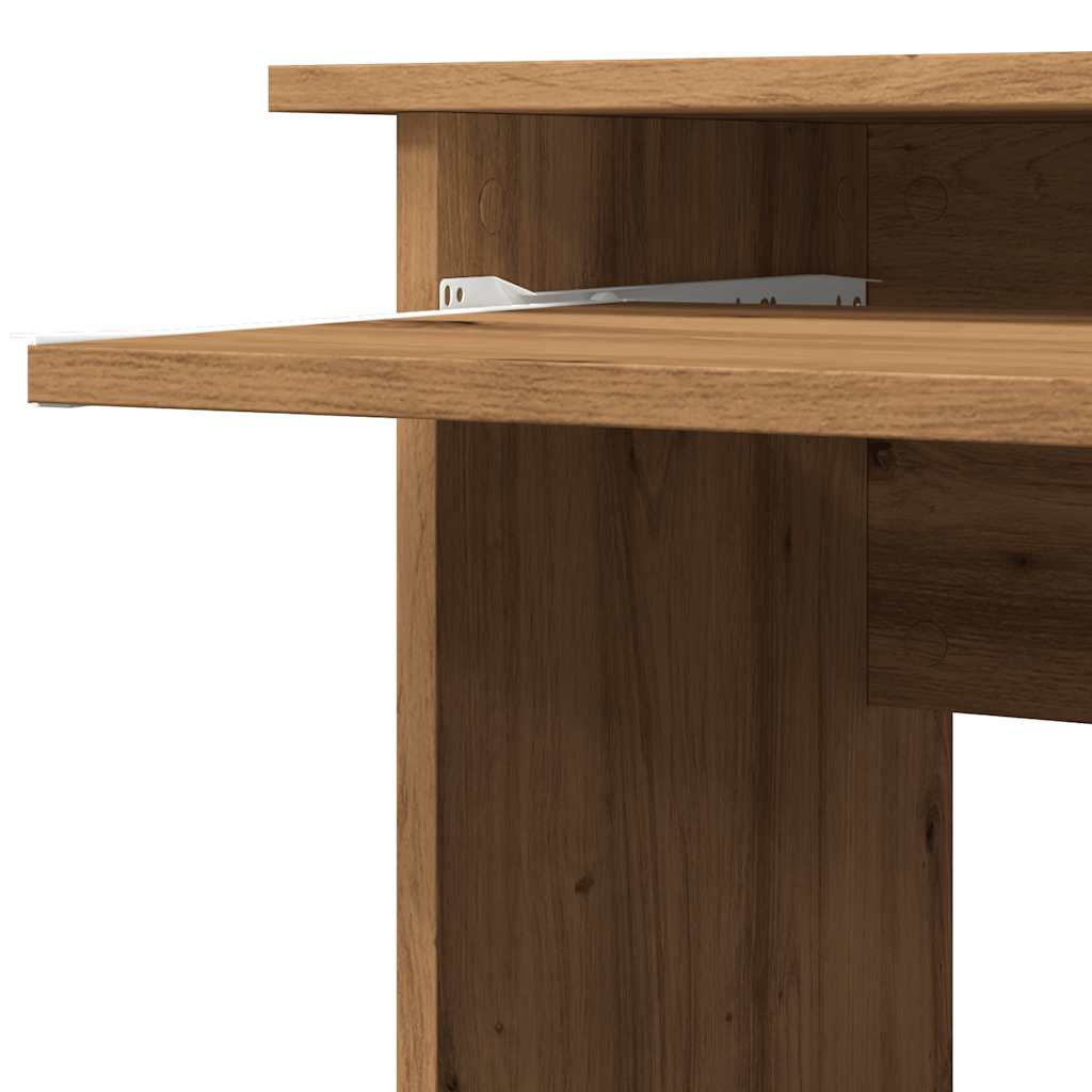 Hjørnepult artisan eik 120x140x75 cm konstruert tre