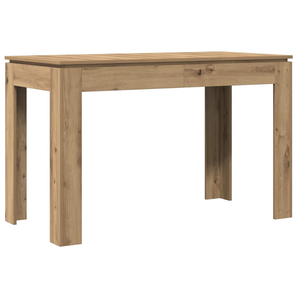 Spisebord artisan eik 120x60x76 cm konstruert tre