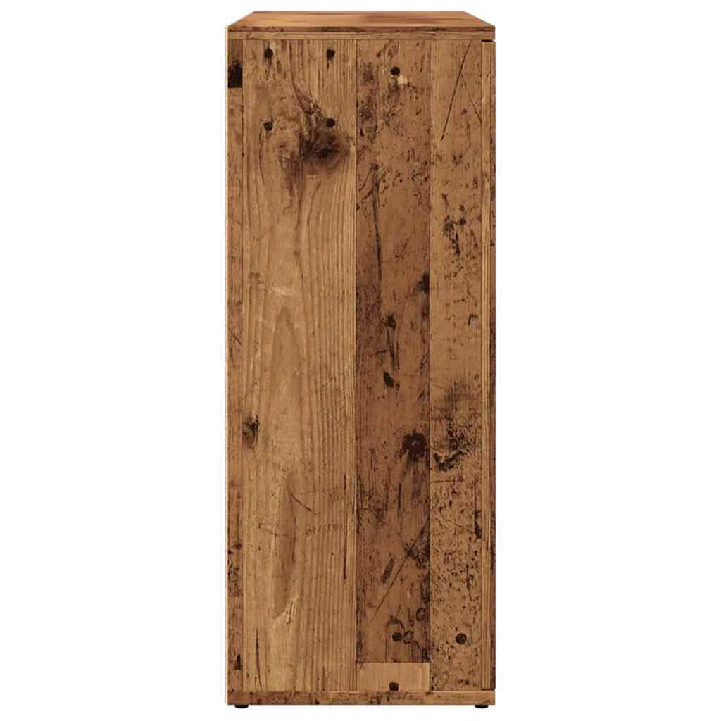 Skjenk gammelt tre 91x29,5x75 cm konstruert tre