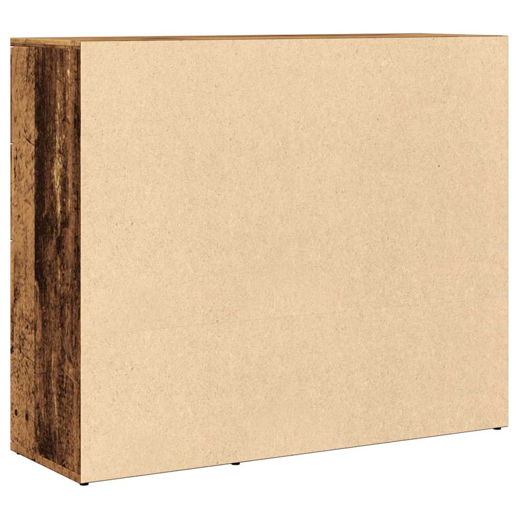 Skjenk gammelt tre 91x29,5x75 cm konstruert tre