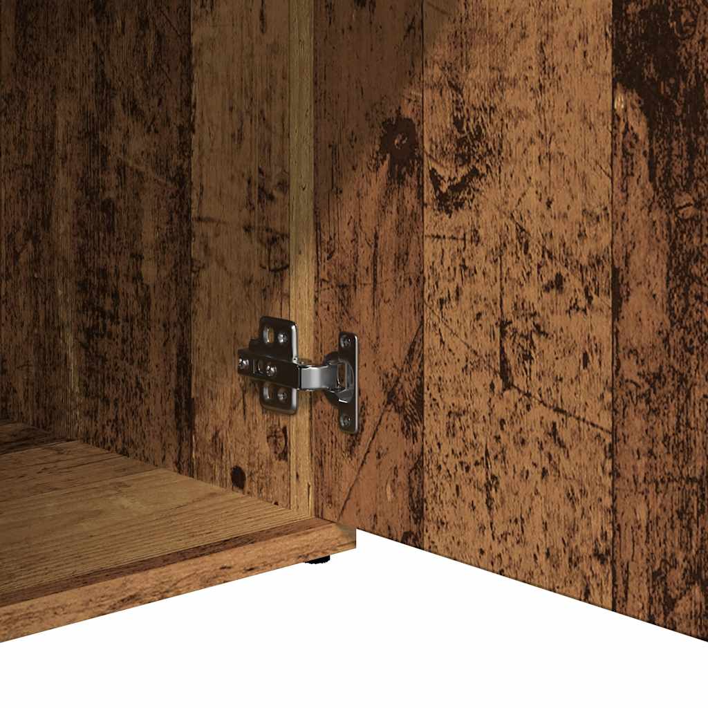 Skjenk gammelt tre 91x29,5x75 cm konstruert tre