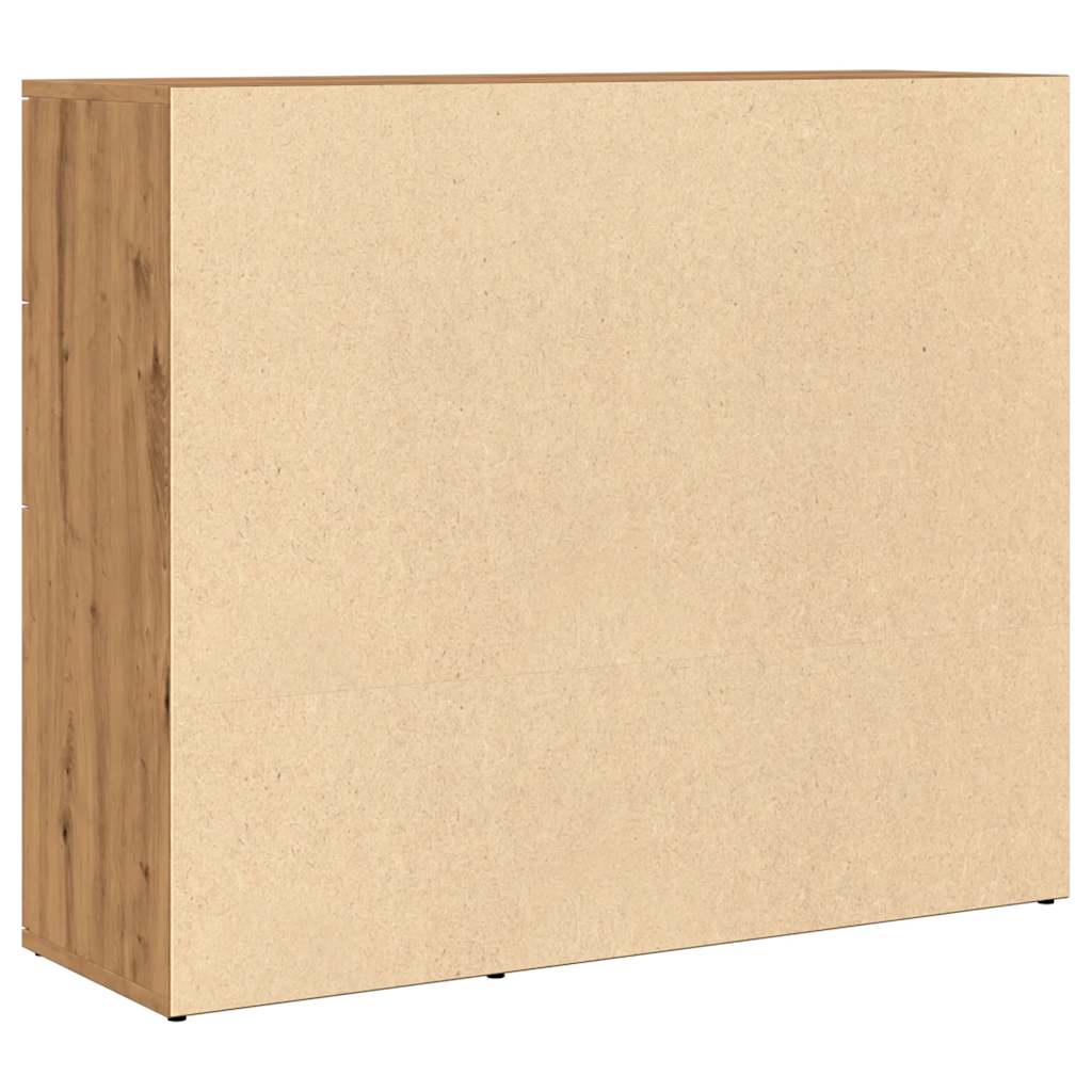 Skjenk håndverkseik 91x29,5x75 cm konstruert tre