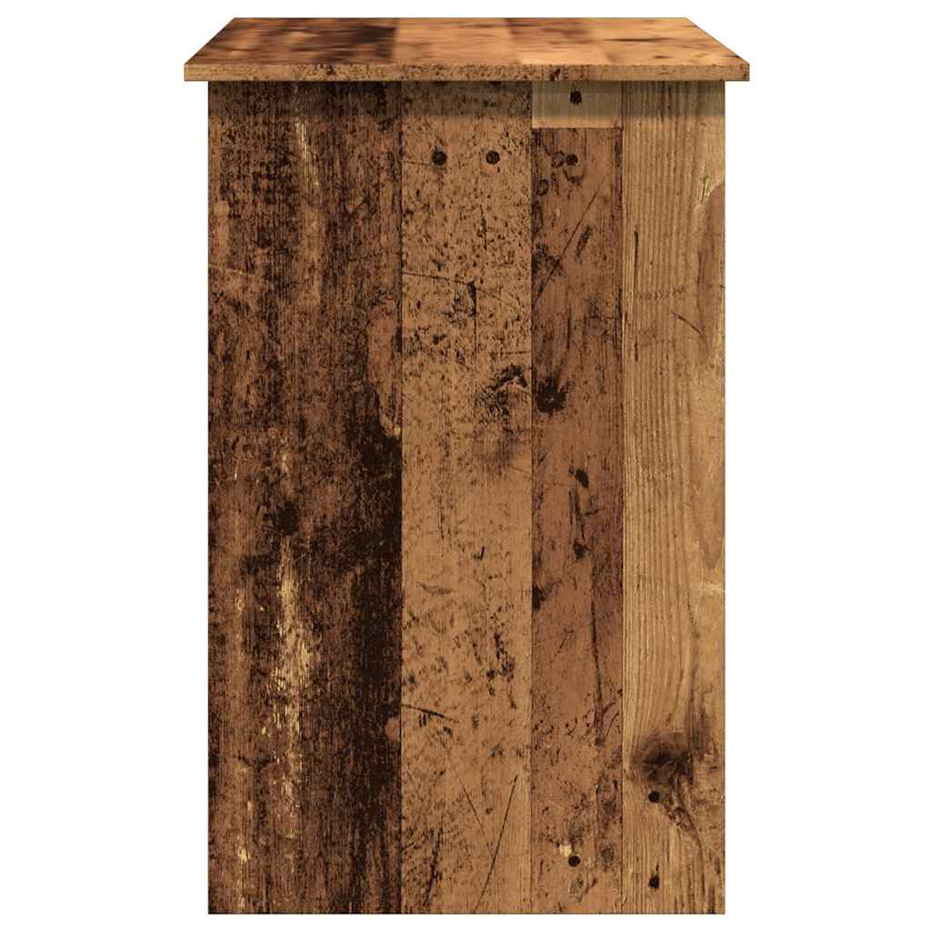 Skrivebord gammelt tre 100x50x76 cm konstruert tre