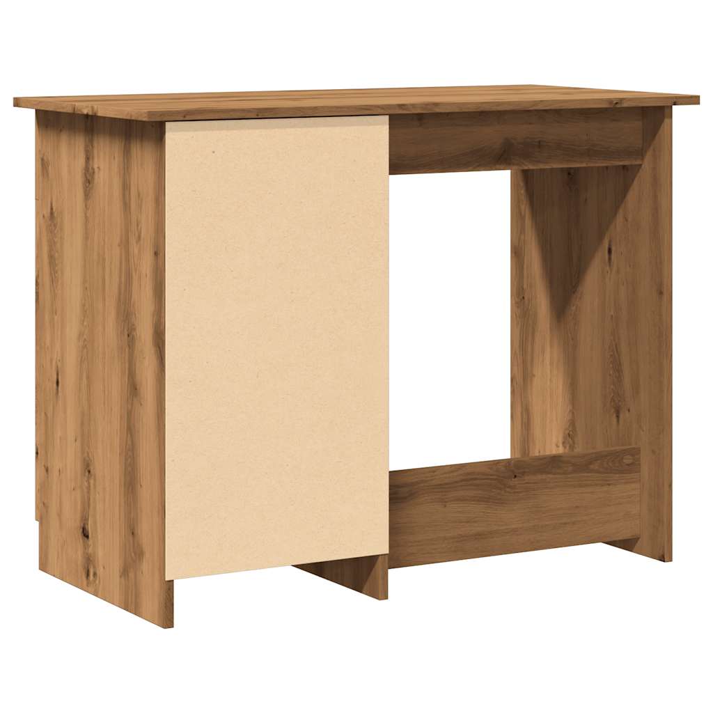Skrivebord artisan eik 100x50x76 cm konstruert tre