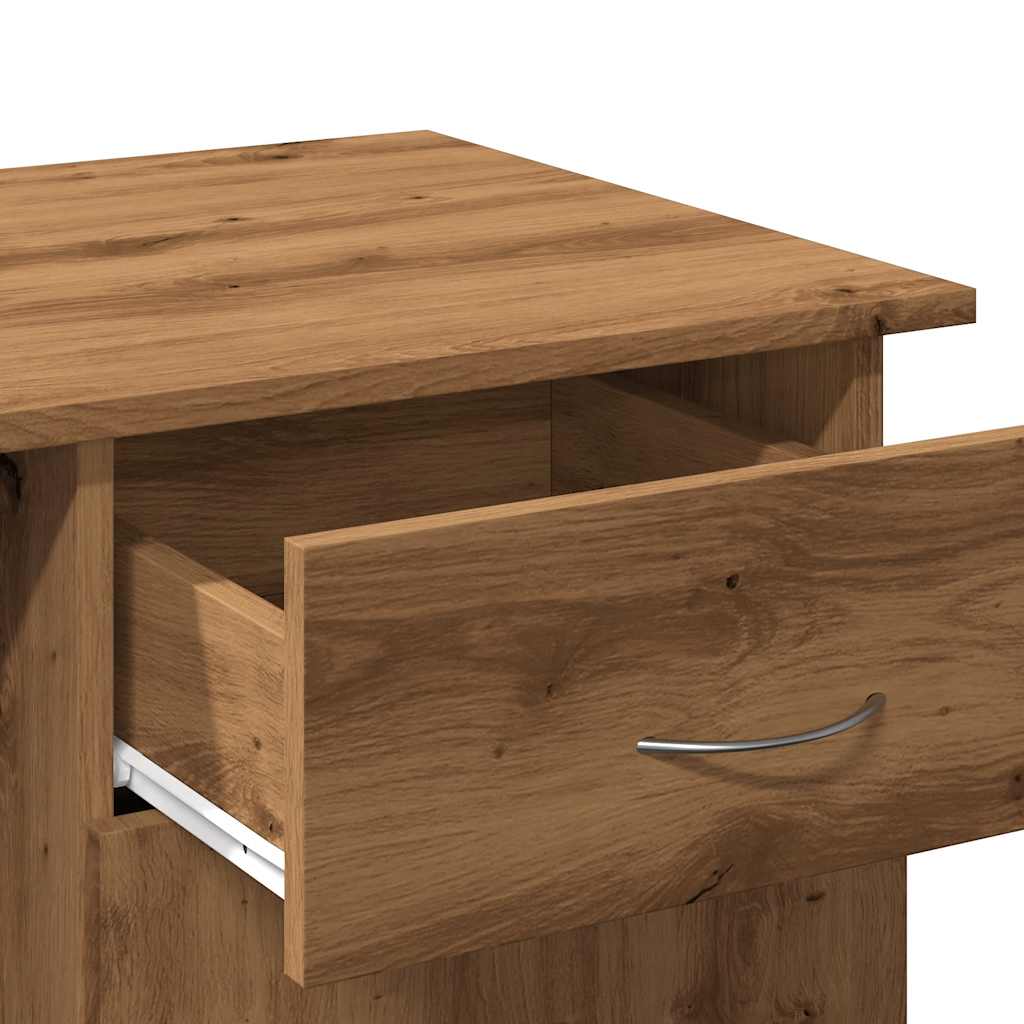 Skrivebord artisan eik 100x50x76 cm konstruert tre
