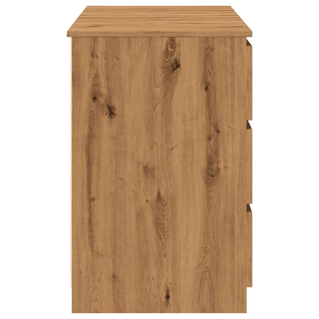 Skrivebord artisan eik 140x50x77 cm konstruert tre