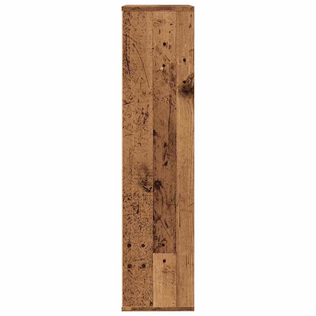 Bokhylle gammelt tre 50x25x104 cm