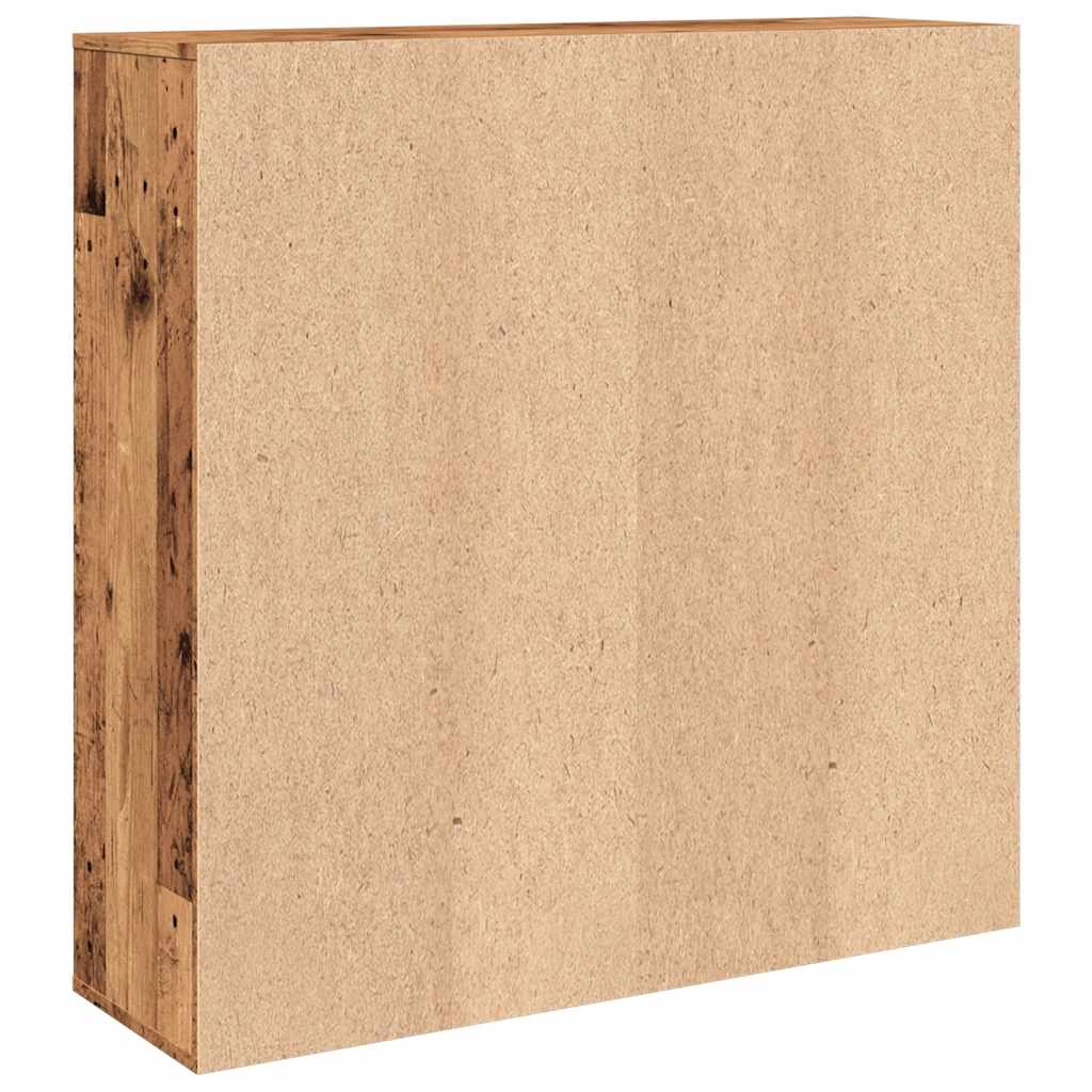 Bokhylle gammelt tre 98x29x97,5 cm konstruert tre