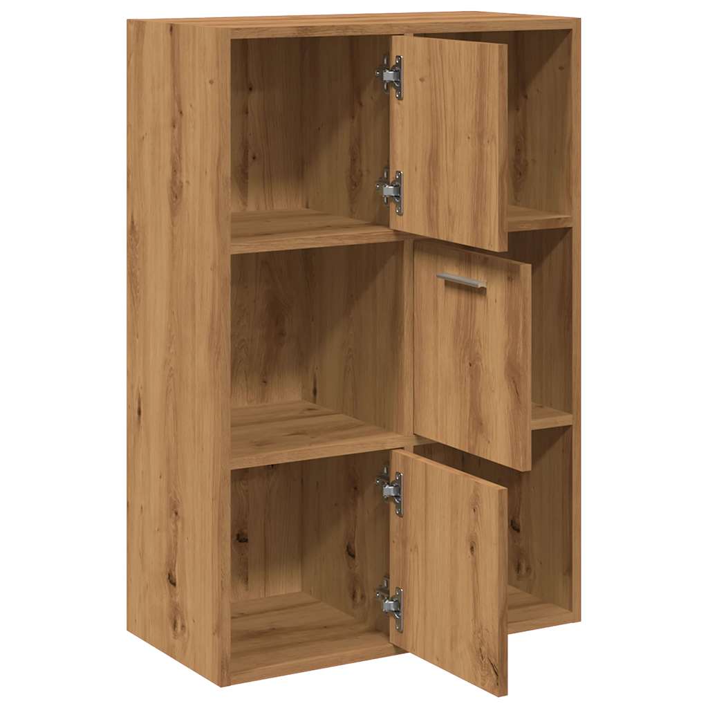Bokhylle artisan eik 60,5x30x90 cm konstruert tre