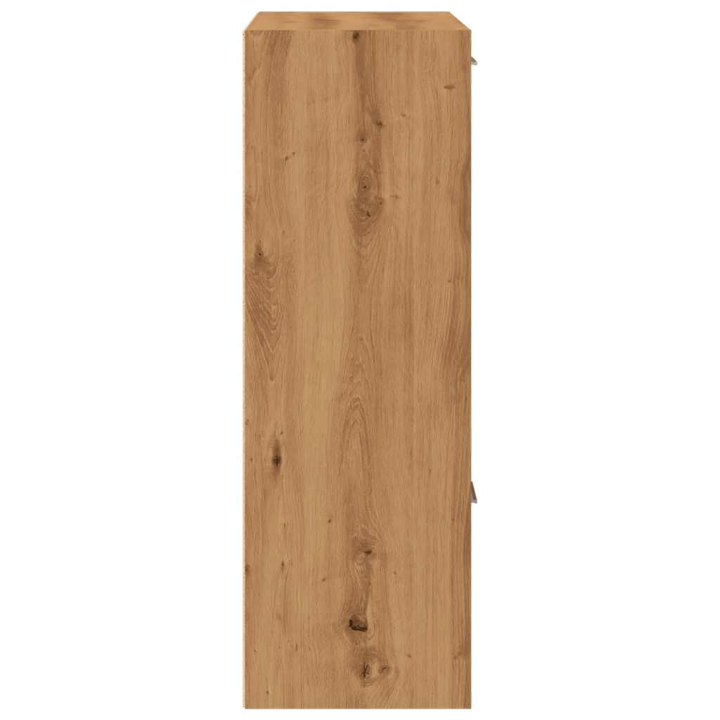 Bokhylle artisan eik 60,5x30x90 cm konstruert tre