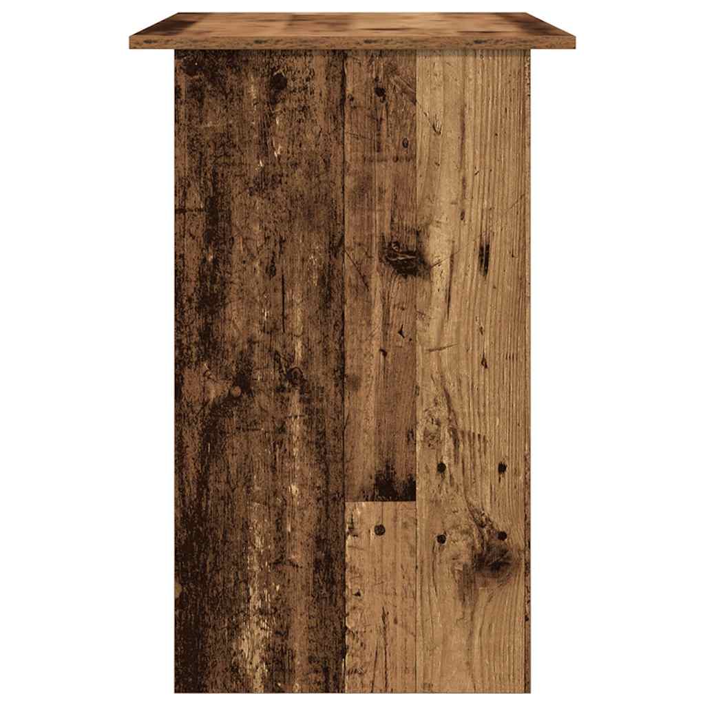 Skrivebord gammelt tre 90x50x74 cm konstruert tre