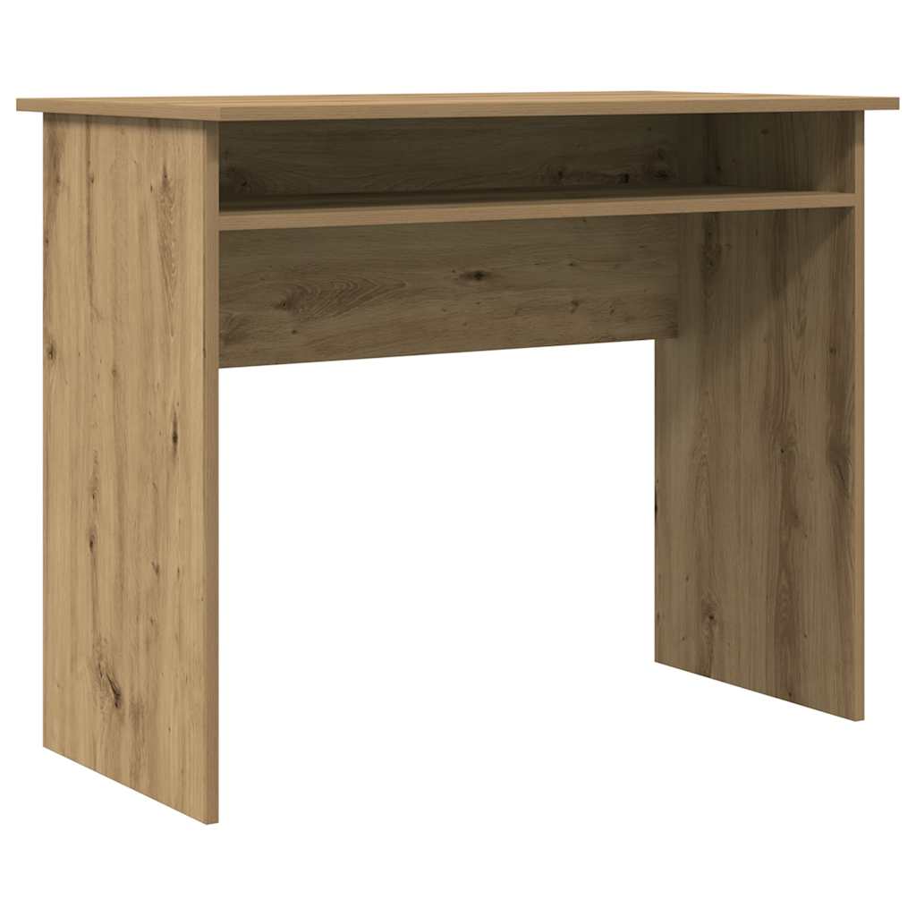 Skrivebord artisan eik 90x50x74 cm konstruert tre