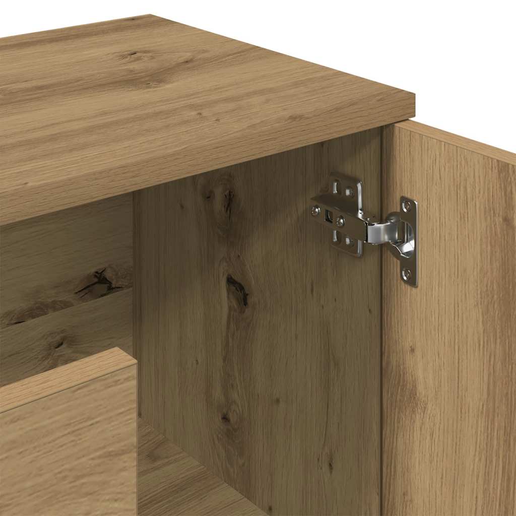 Skjenk artisan eik 90x29,5x65 cm konstruert tre