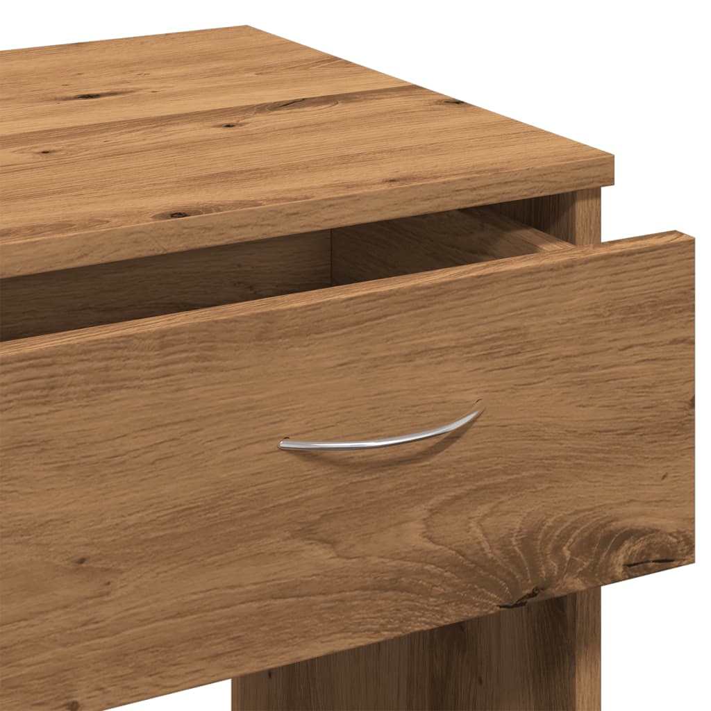 Skrivebord sonoma eik 80x40x75 cm konstruert tre