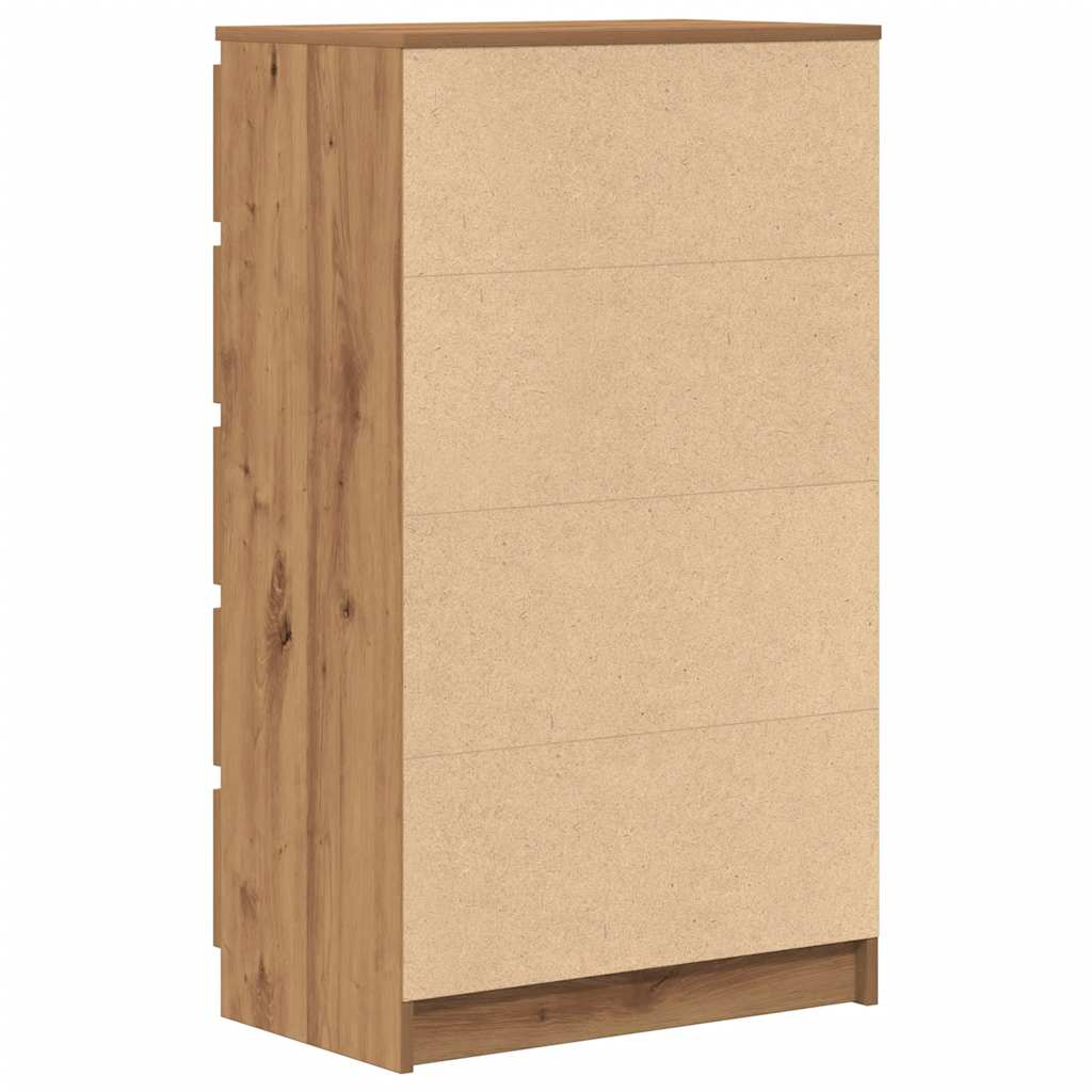 Kommode artisan eik 60x36x103 cm konstruert tre
