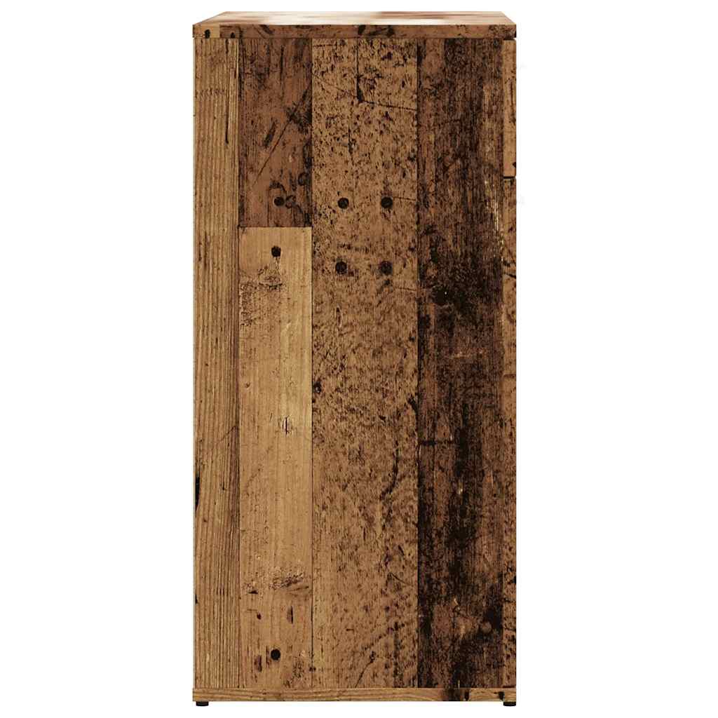 Skjenk gammelt tre 80x36x75 cm konstruert tre