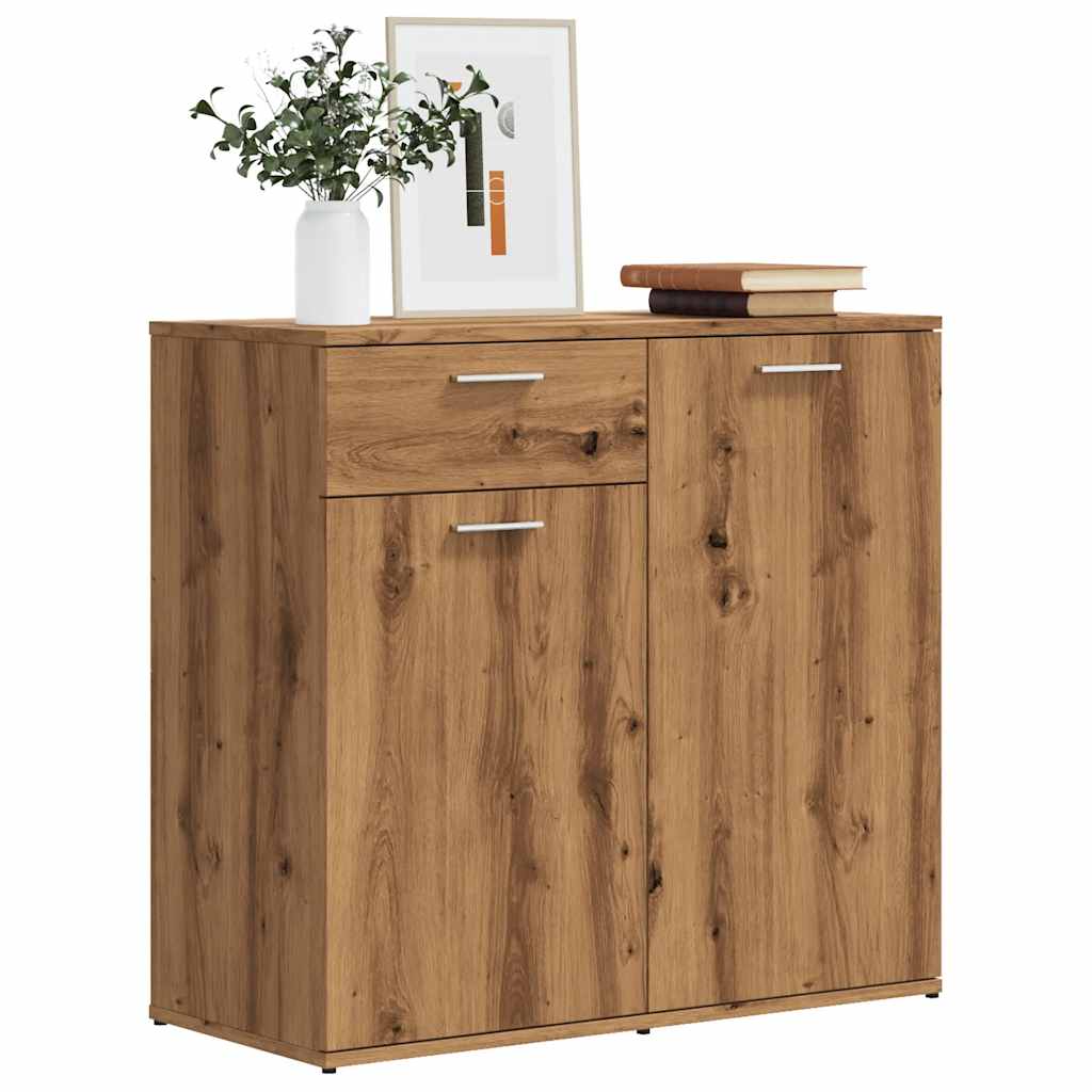 Skjenk artisan eik 80x36x75 cm konstruert tre