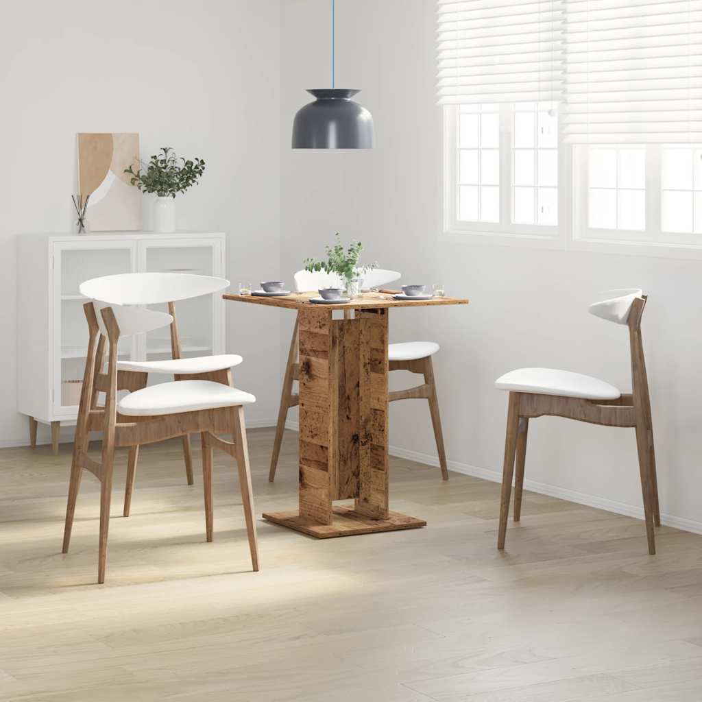 Bistrobord gammelt tre 60x60x75 cm konstruert tre