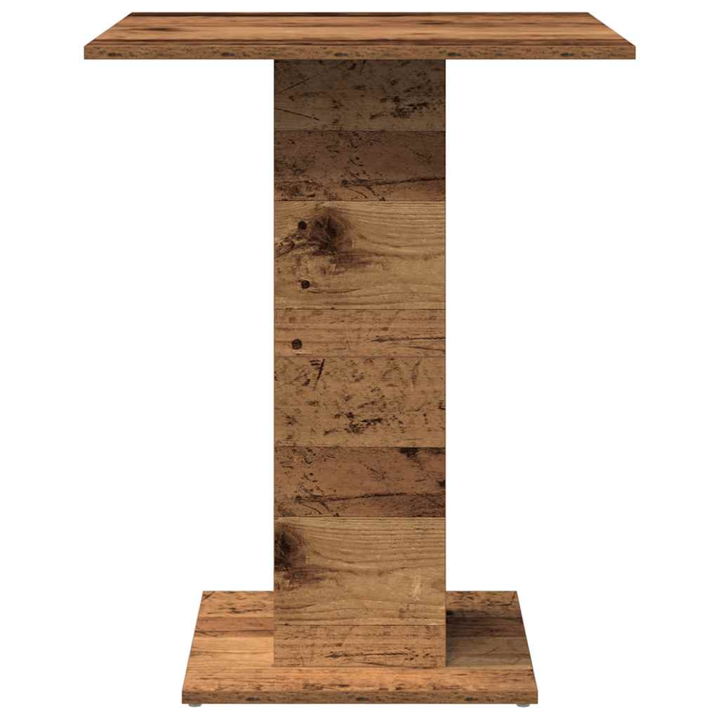 Bistrobord gammelt tre 60x60x75 cm konstruert tre