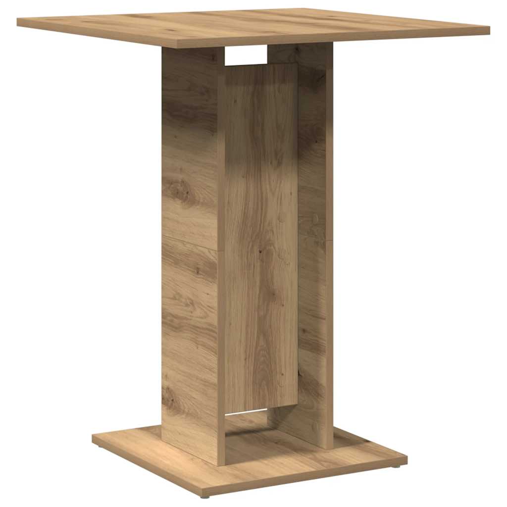 Bistrobord artisan eik 60x60x75 cm konstruert tre