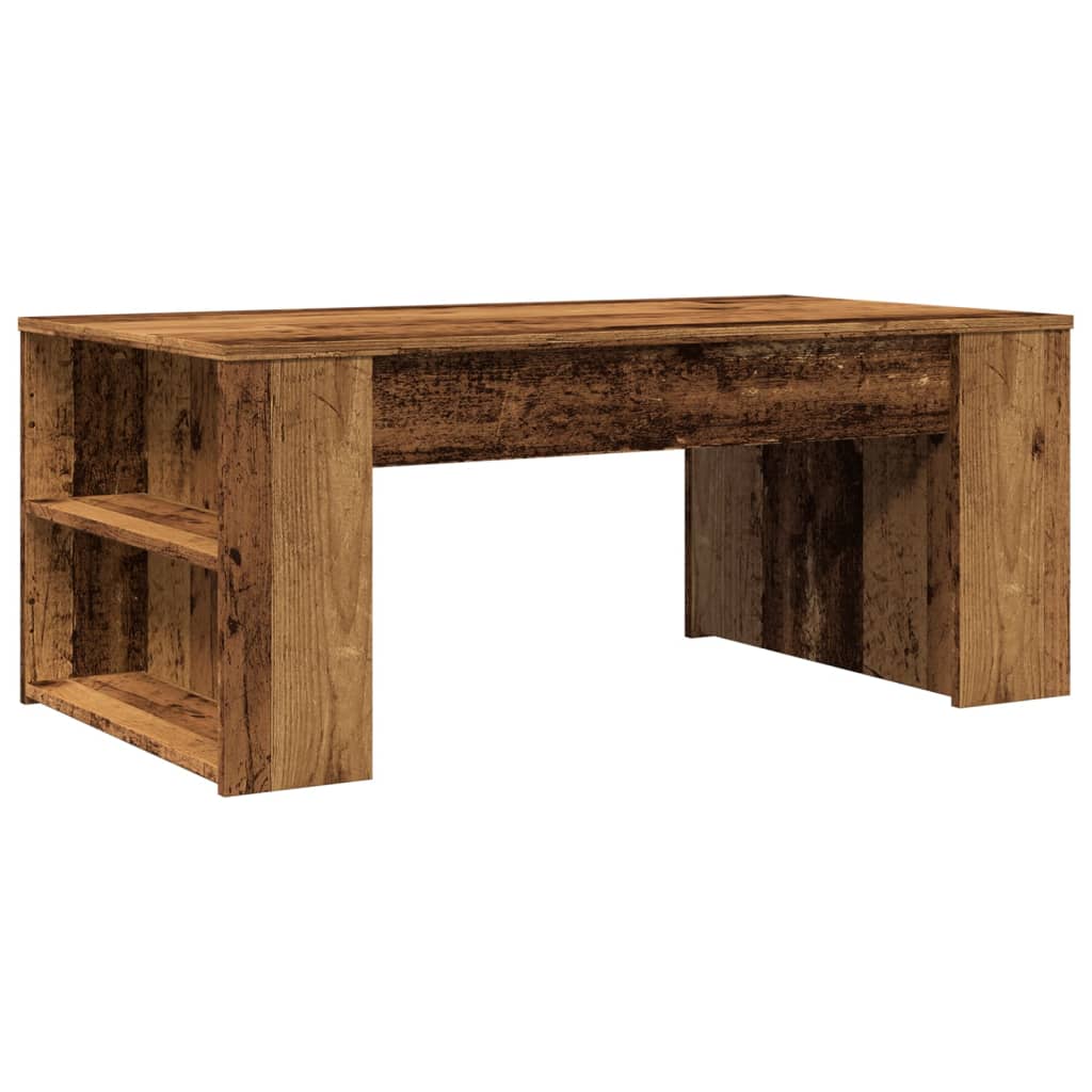 Salongbord gammelt tre 102x55x42 cm konstruert tre