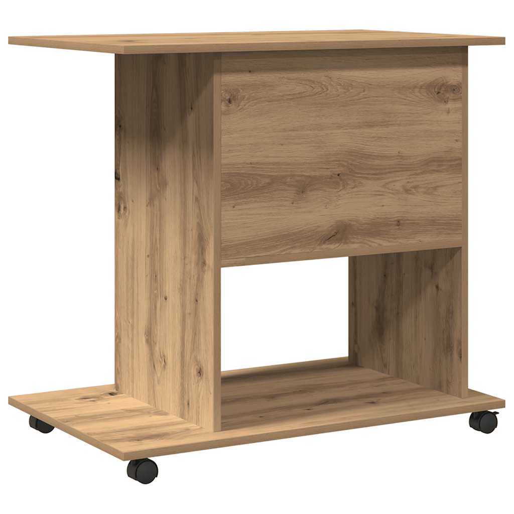 Databord artisan eik 80x50x75 cm konstruert tre