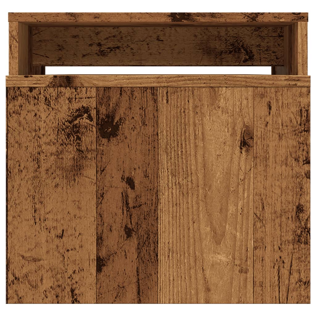 Salongbord gammelt tre 100x48x40 cm konstruert tre