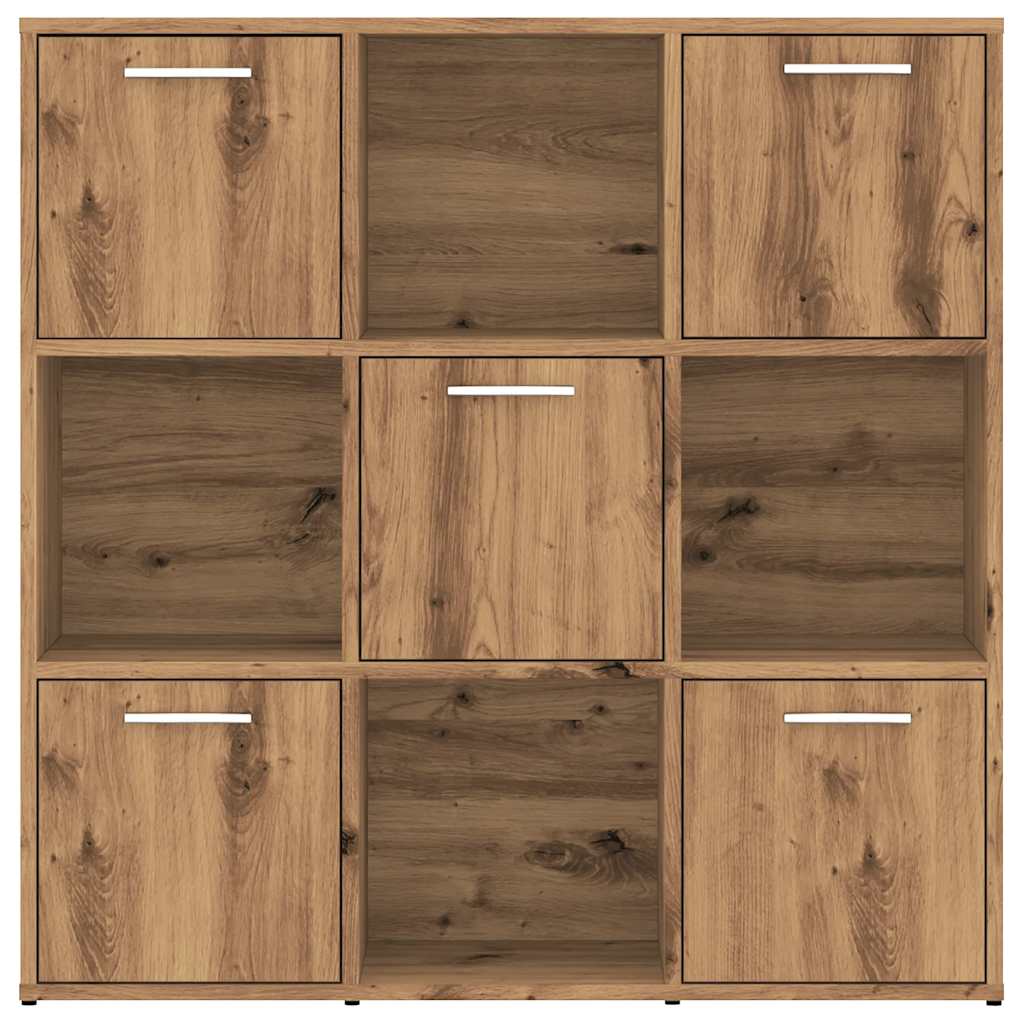 Bokhylle artisan eik 90x28x90 cm konstruert tre
