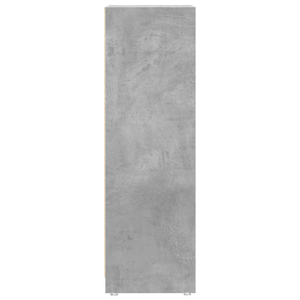 Baderomsskap betonggrå 30x30x95 cm sponplate