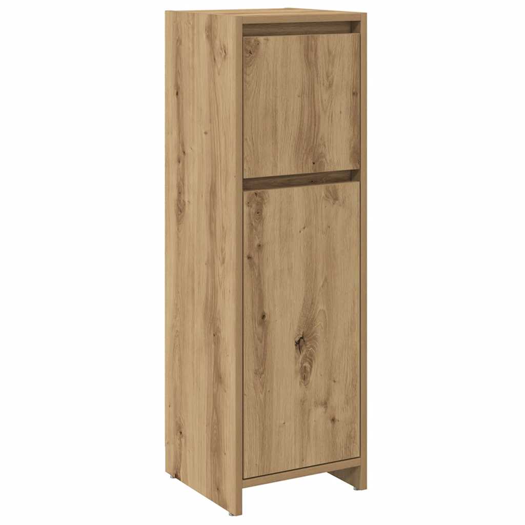 Baderomsskap artisan eik 30x30x95 cm konstruert tre