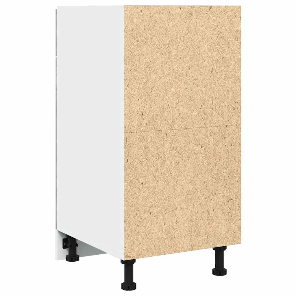 Bunnskap med skuff "Lyon" betonggrå 40x46x81,5 cm sponplate