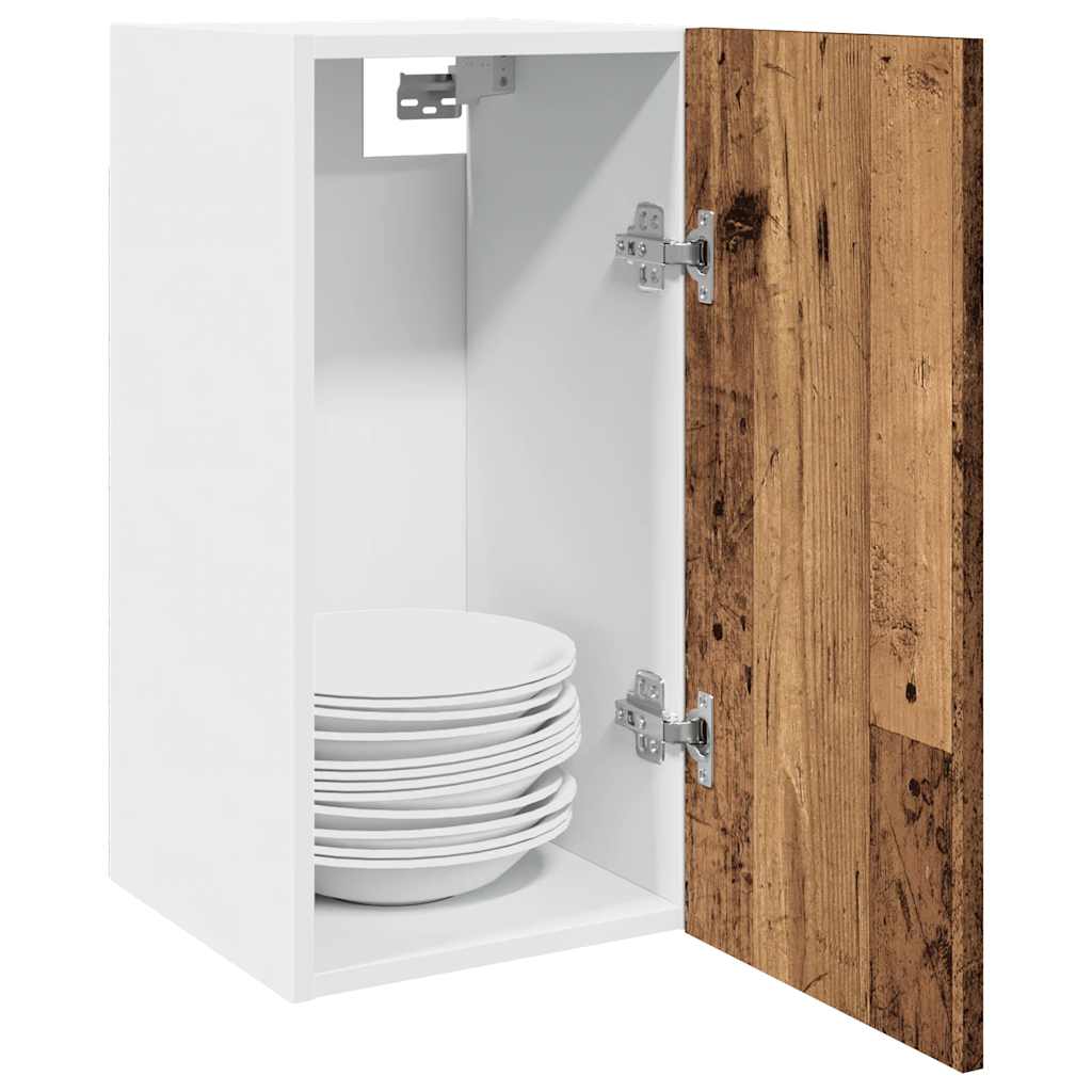 Hengende skap "Lyon" gammelt tre 30x31x60 cm konstruert tre
