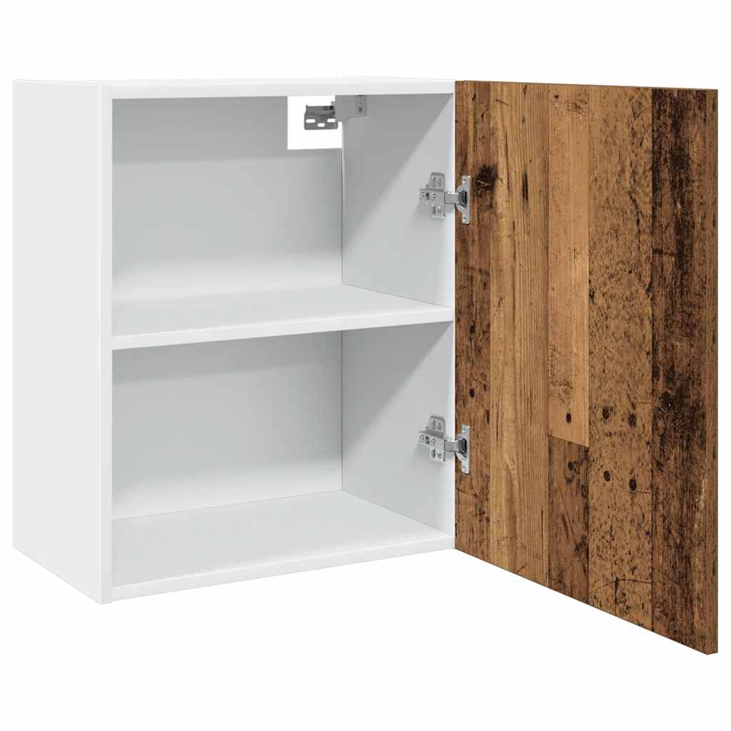Hengende skap "Lyon" gammelt tre 50x31x60 cm konstruert tre