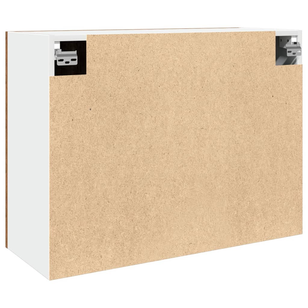 Hengende skap "Lyon" gammelt tre 80x31x60 cm konstruert tre