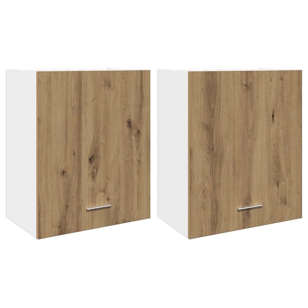 Hengende skap "Lyon" 2 stk artisan eik 50x31x60 cm