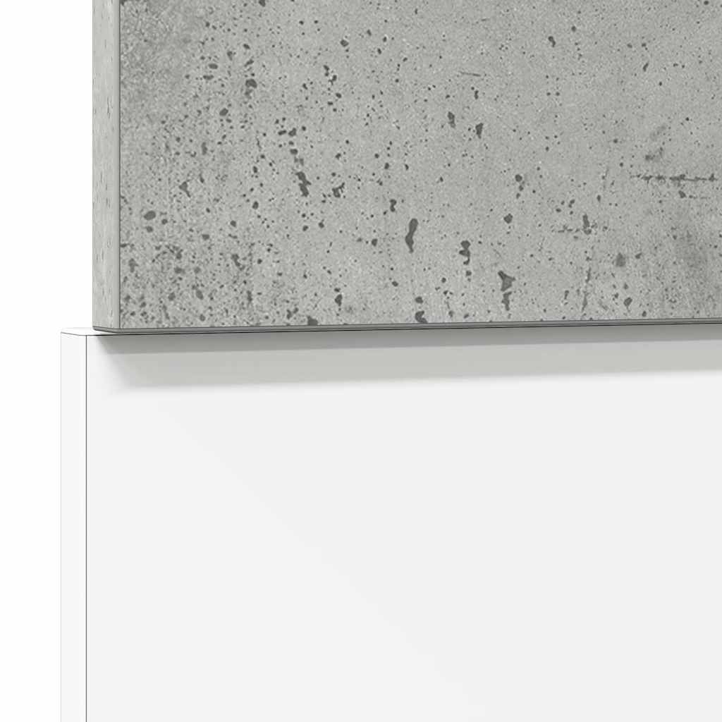 Oppvaskmaskinspanel "Lyon" betonggrå 45x3x67 cm