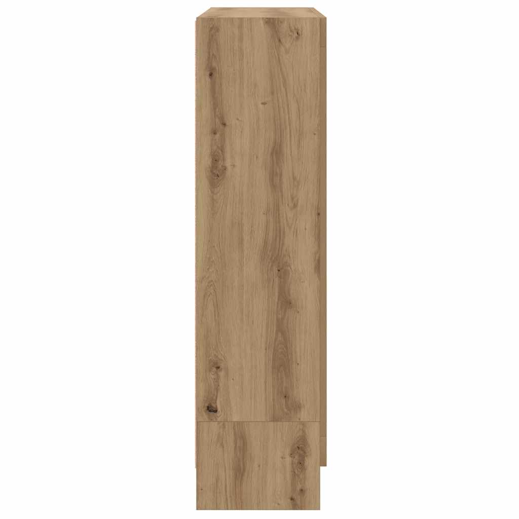 Bokhylle artisan eik 82,5x30,5x115 cm konstruert tre